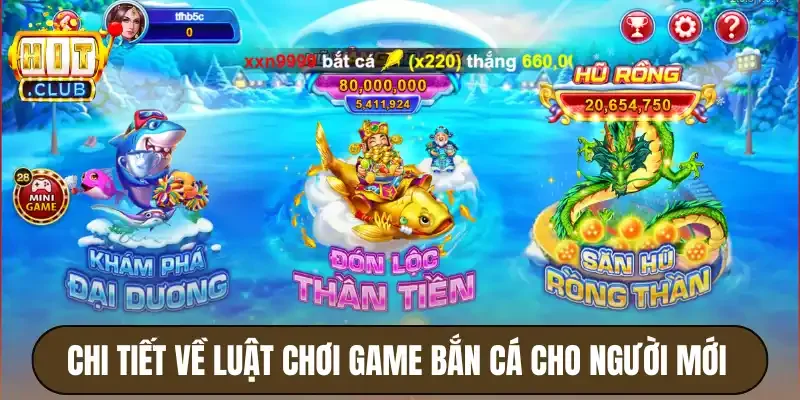 Bắn Cá Hitclub - Bắn Liền Tay, Trúng Ngay Thưởng Lớn 3 Chi tiết về luật chơi game bắn cá cho người mới