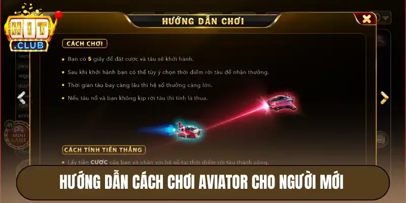 Aviator Hitclub - Game Slot Máy Bay Săn Kho Báu Siêu Hot 3 Hướng dẫn cách chơi aviator cho người mới