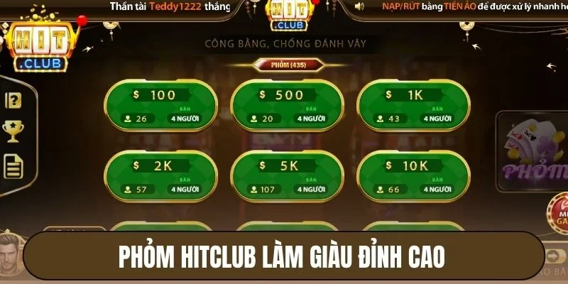 Phỏm Hitclub - Tham Gia Game Bài Đặc Sắc Với Mức Thưởng Lớn 2 Phỏm Hitclub làm giàu đỉnh cao