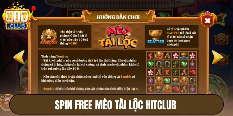 Mèo Tài Lộc Hitclub - Vài Cú Chạm Nhẹ, Nổ Hũ Bạc Tỷ Đồng 3 Spin Free Mèo Tài Lộc Hitclub